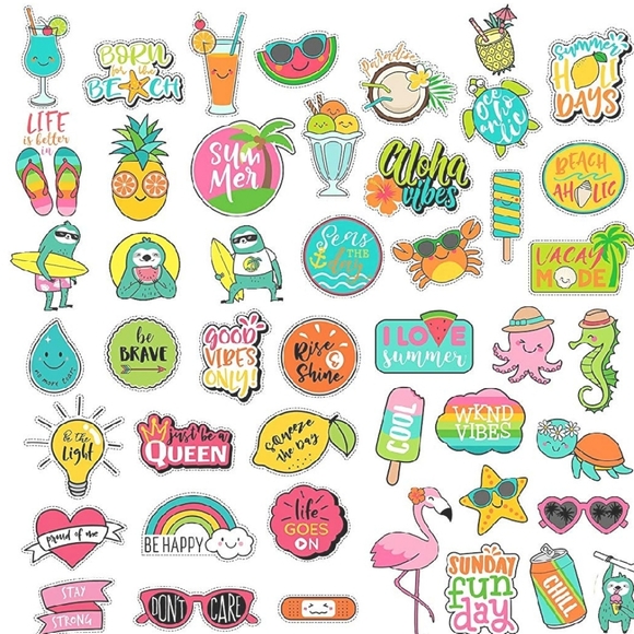 20pcs VSCO Aesthetuc Waterproof Vinyl Stickers NEW - Picture 2 of 7